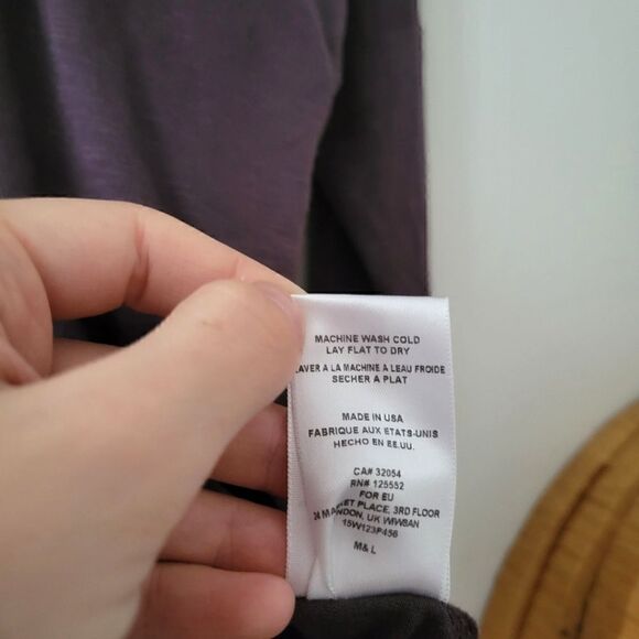 Dolan Left Coast Top Pleated Brown Small - Picture 6 of 7